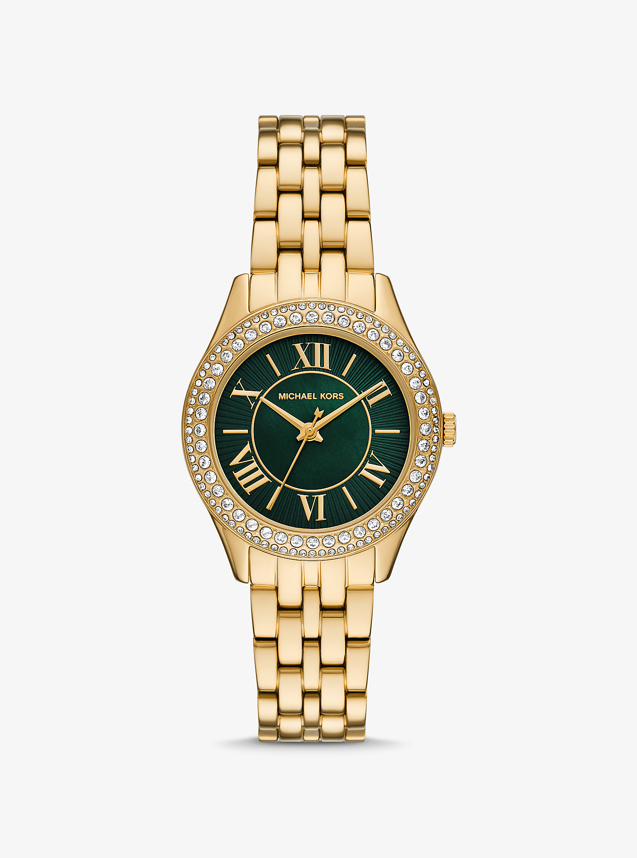Mini Harlowe  Pavé Gold-Tone Watch - GOLD