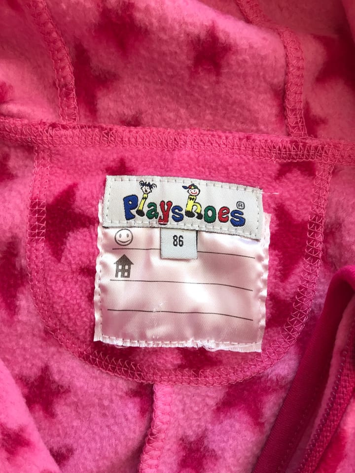 Playshoes Fleeceoverall in Pink günstig kaufen 86