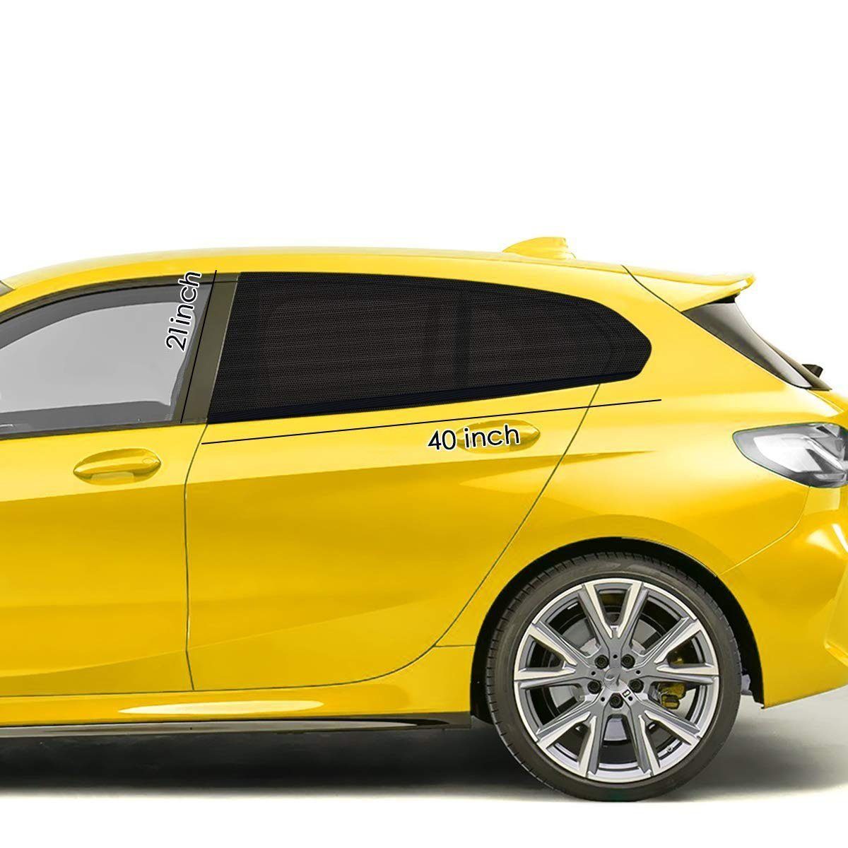 Fensterfolie, SOEKAVIA, Sonnenschutz Auto Baby mit UV Schutz - 2 Stück Auto Sonnenschutz