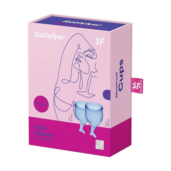 Satisfyer Feel Secure Menstruationskop Mørkeblå