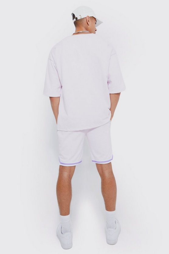 Oversize Official Baseball-Poloshirt & Shorts