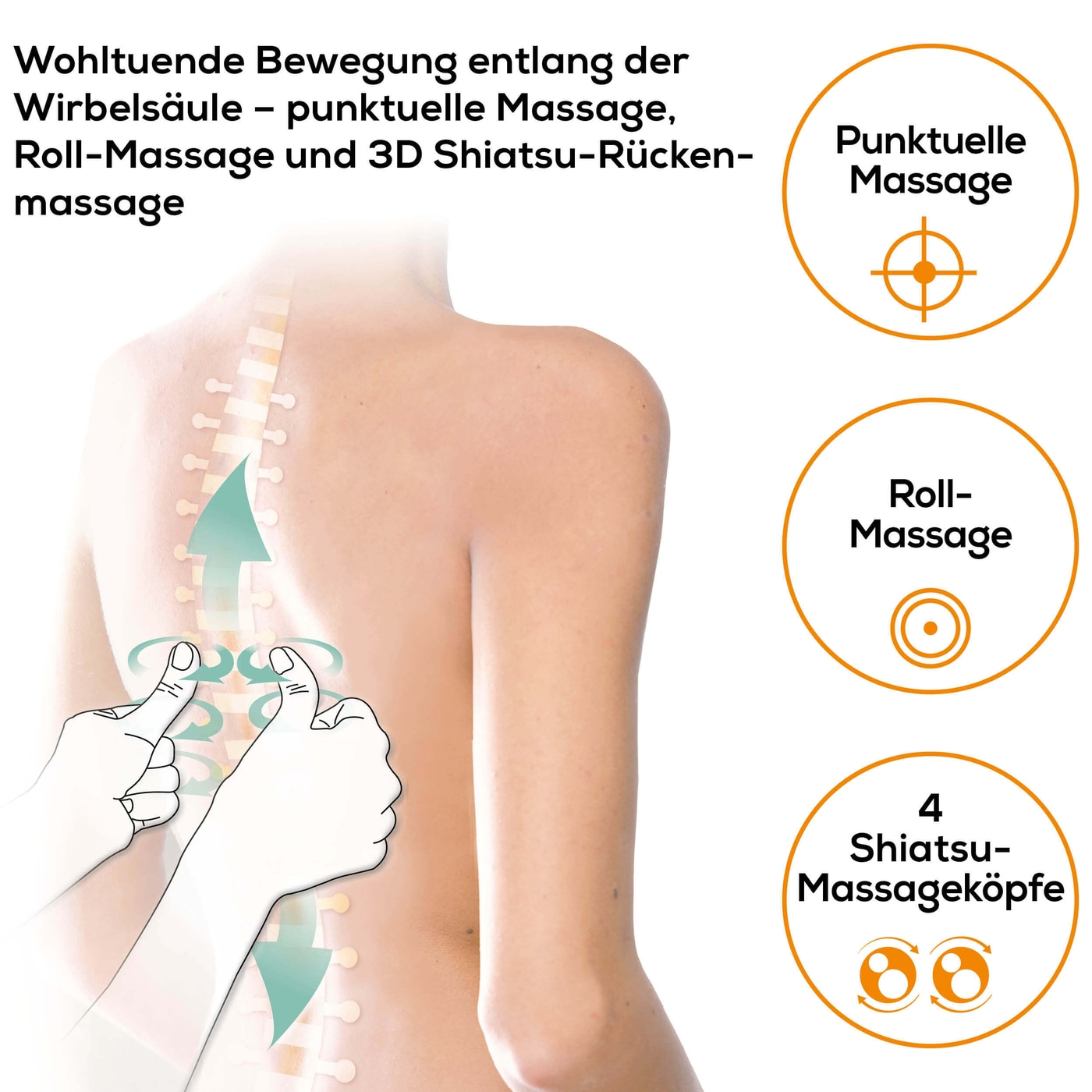 Beurer Shiatsu-Sitzauflage MG 295 HD 3D black-Sitzauflage Massagegerät für Roll-, Nacken- & Rückenmassage mit 3D Wipptechnik