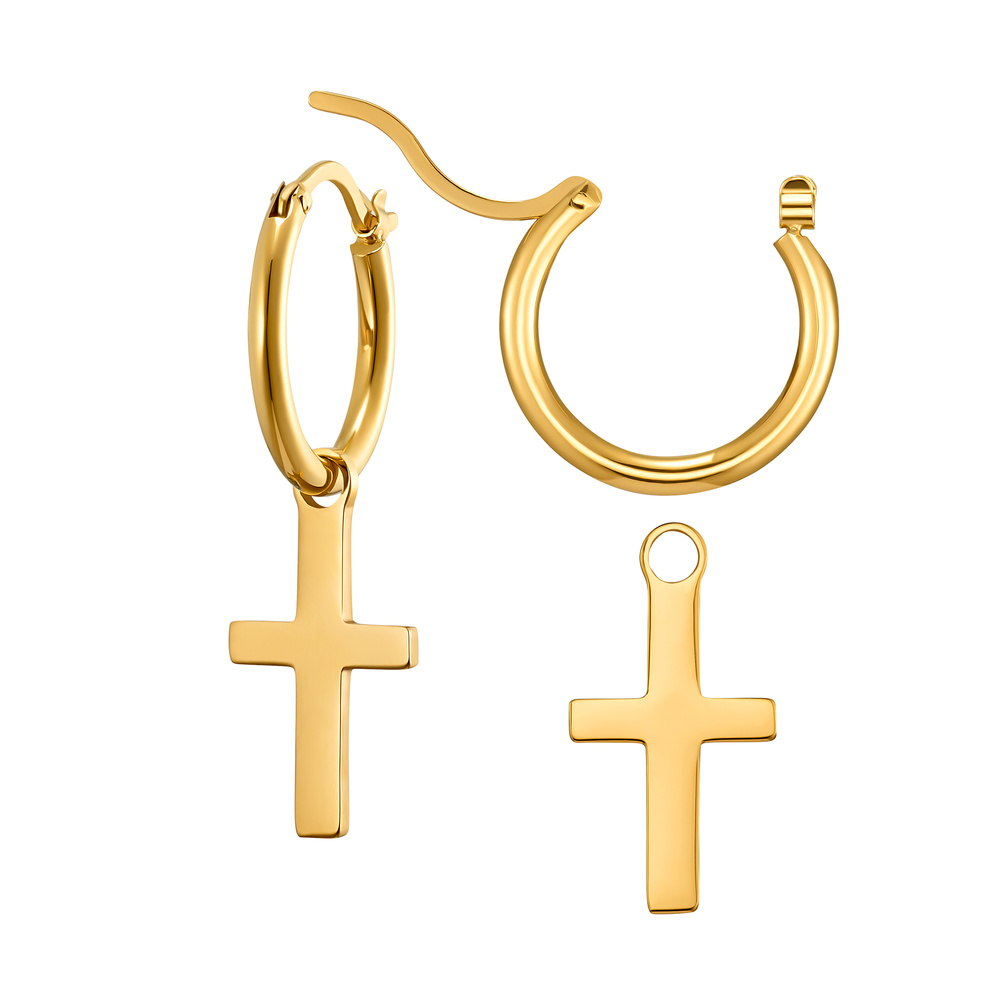 Heideman Boucles d'oreilles Kreuz Boucles d'oreilles