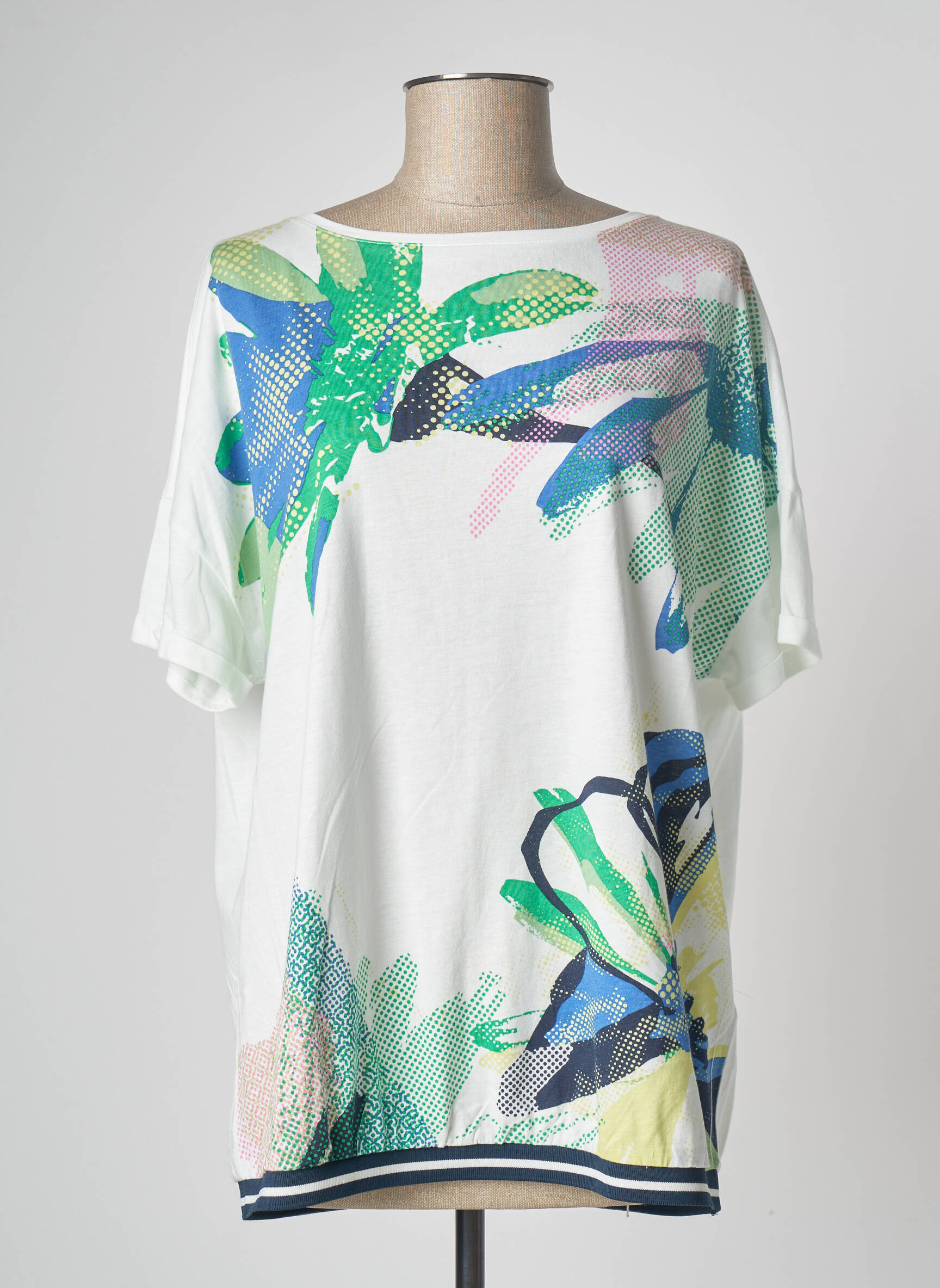Cecil Tuniquemanchecourte Femme couleur blanc
