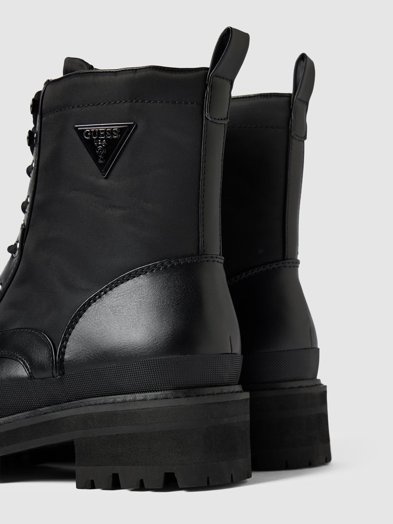Boots in Leder-Optik Modell 'BADA' in schwarz