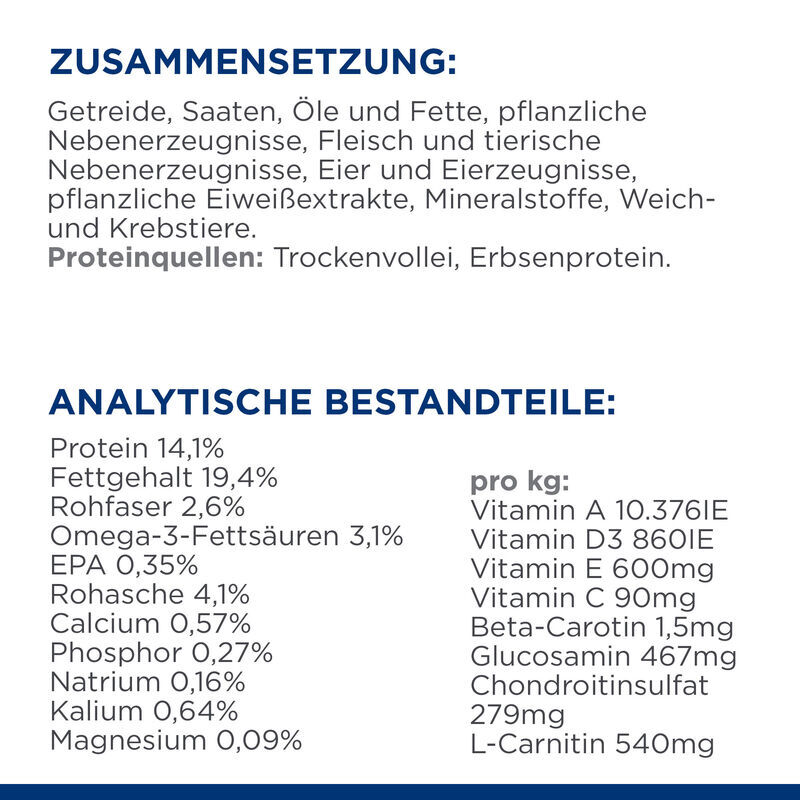 Hill's Gelenkdiät Hill's Prescription Diet k/d + Mobility Original 12kg