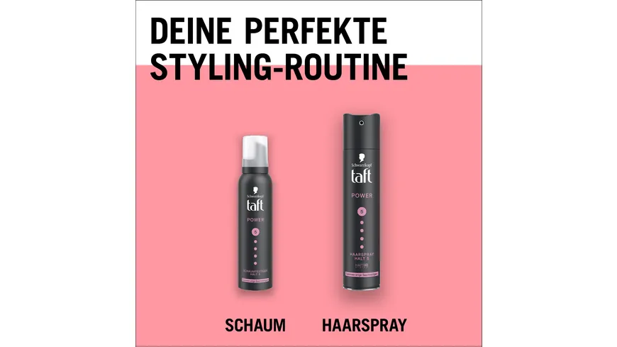 TAFT Haarspray Power Cashmere-artige Geschmeidigkeit 250 ml Haltegrad 5 - sehr starker Halt 250 ml