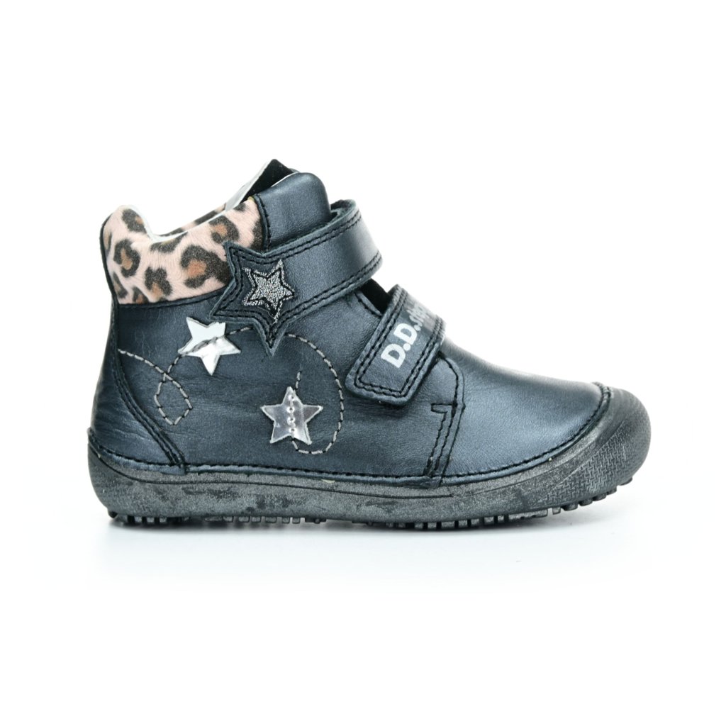 D.D.Step 318 Schwarze Barfuß-Stiefeletten (063)