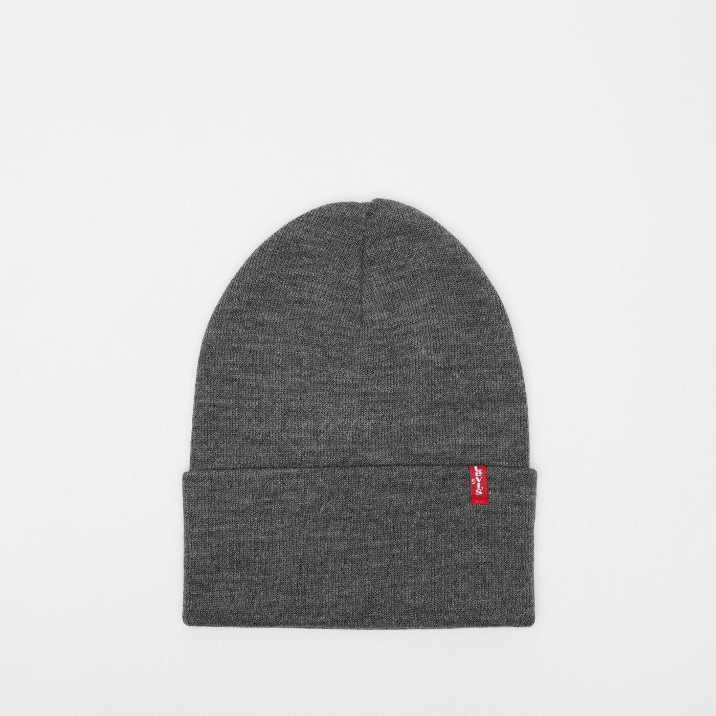 LEVI'S MÜTZE SLOUCHY RED TAB BEANIE Grau