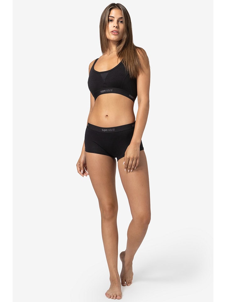 super.natural 2er-Set: Funktionspantys in Schwarz günstig kaufen