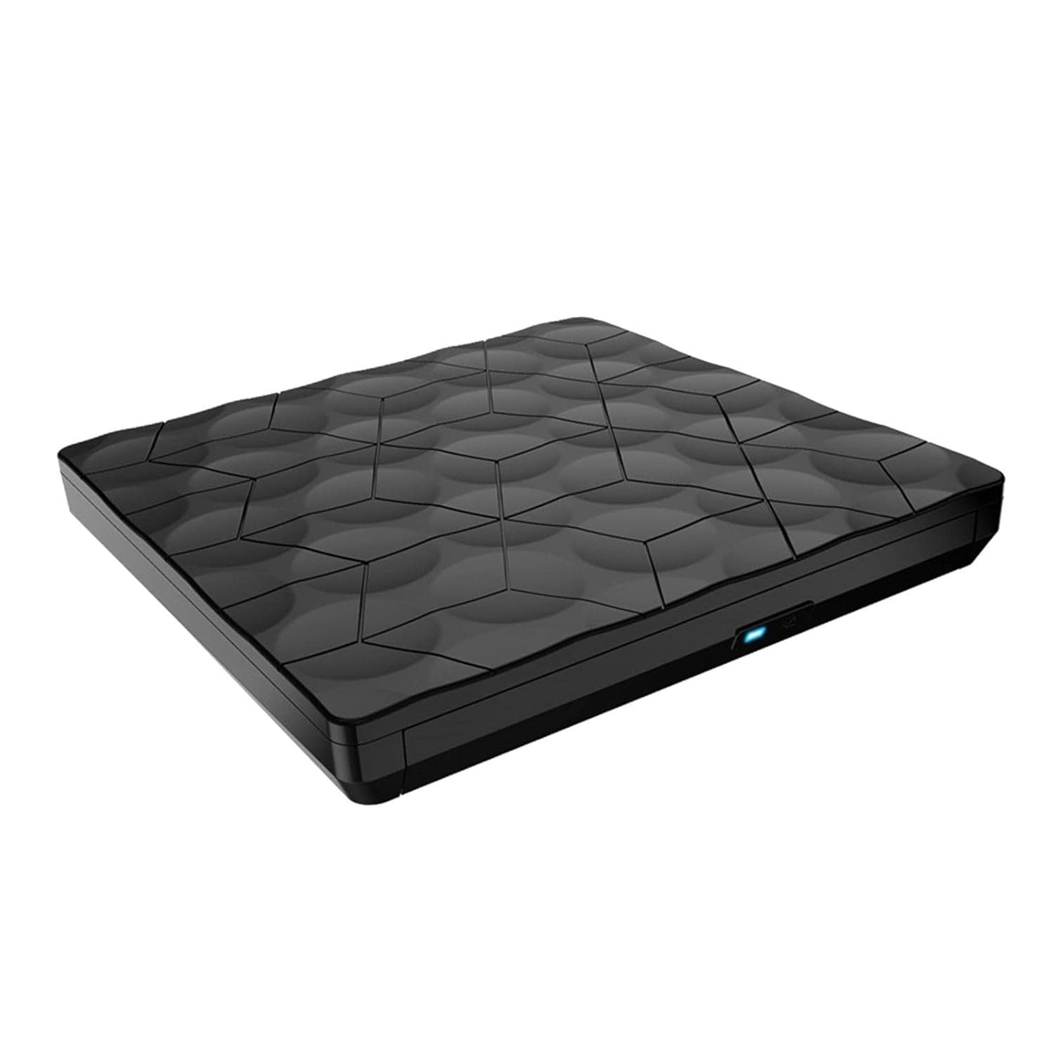 Daskoo Externe CD DVD Laufwerk, Portable Brenner mit USB 3.0 und Type-C externe HDD-Festplatte, DVD-Brenner