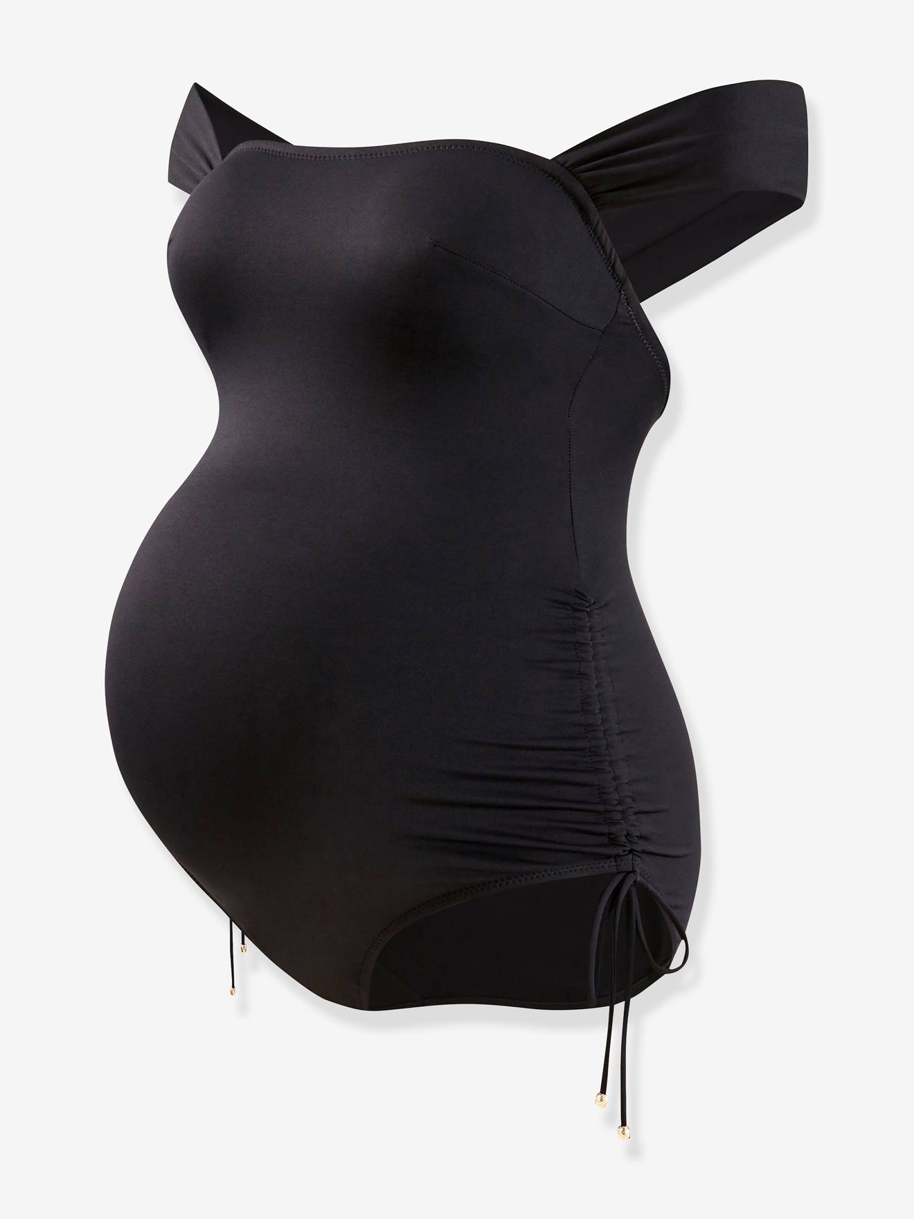 Maillot de bain de grossesse 1 pièce Toscane CACHE COEUR noir