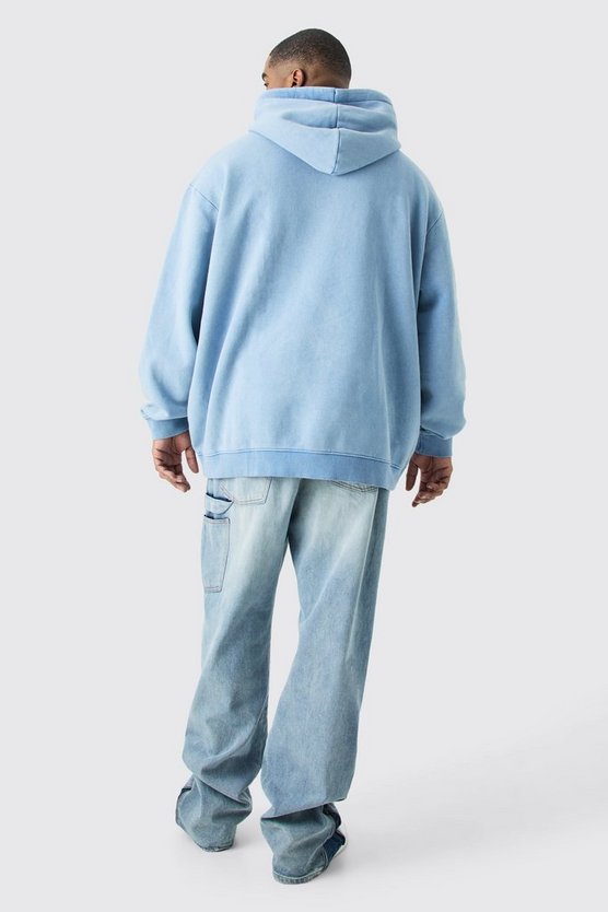 Plus Oversize Hoodie mit Official Print