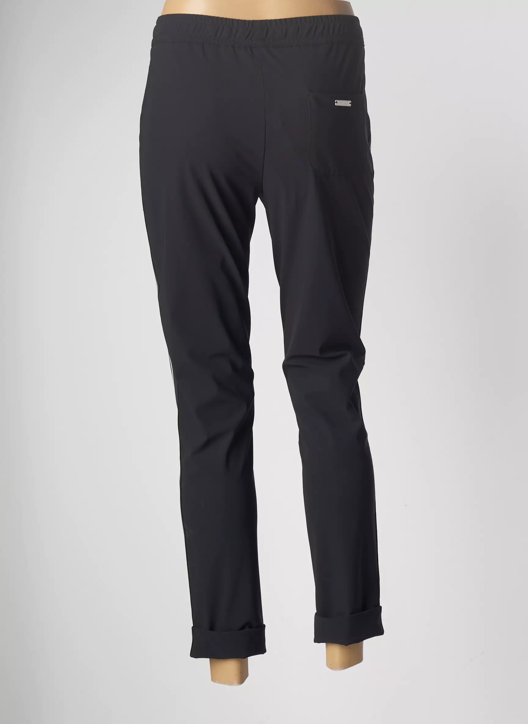 Indies Pantalons Droits Femme couleur noir