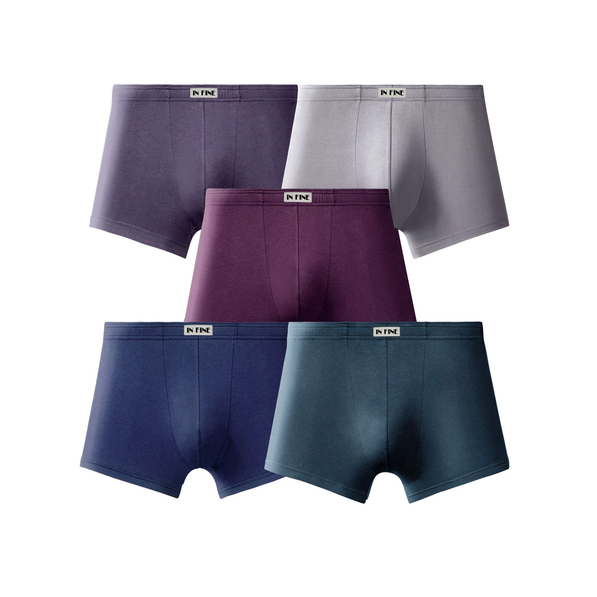 Boxer uni ceinture élastiquée recouverte