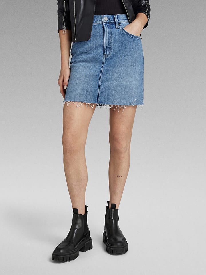 G-Star Jeansrock in Blau günstig kaufen