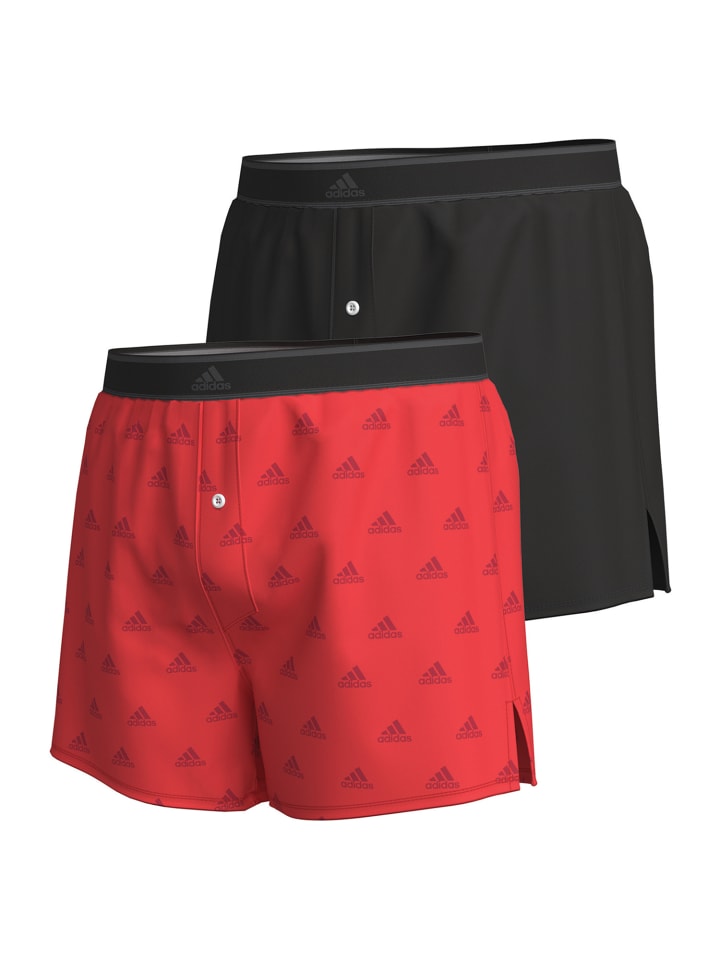 adidas Boxer Active Woven in schwarz, rot günstig kaufen