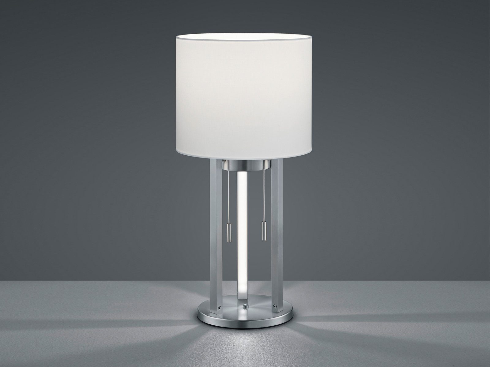 meineWunschleuchte LED Tischleuchte, LED fest integriert, LED wechselbar, warmweiß, groß-e ausgefallen-e Designer Nachttisch-lampe Fensterbank, Höhe 53cm