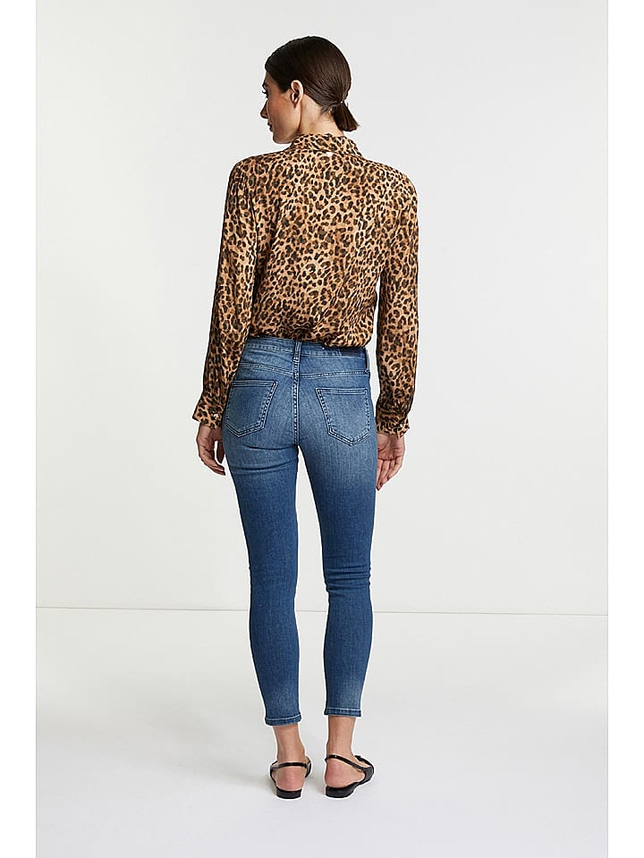 Rich & Royal Bluse in Braun/ Schwarz günstig kaufen 42