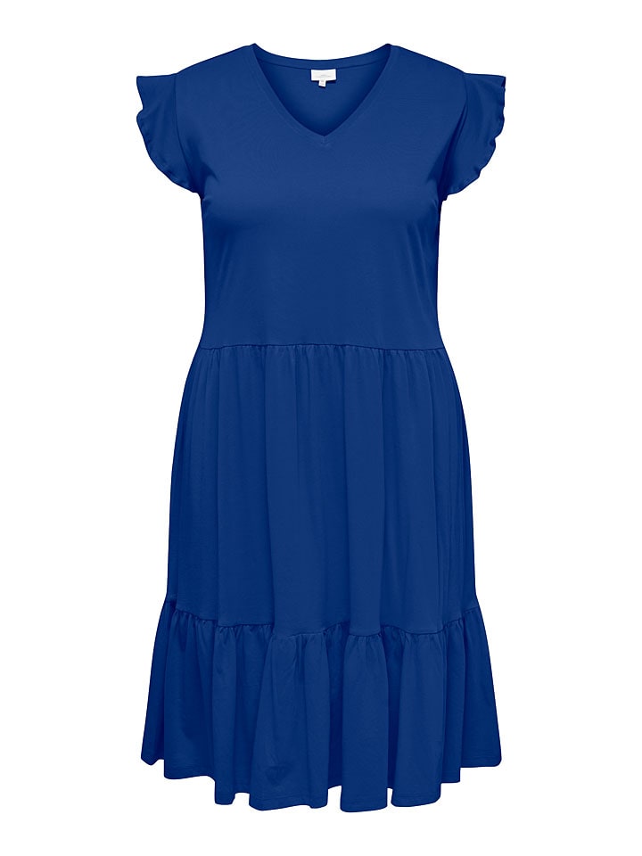ONLY Carmakoma Kleid in Blau günstig kaufen