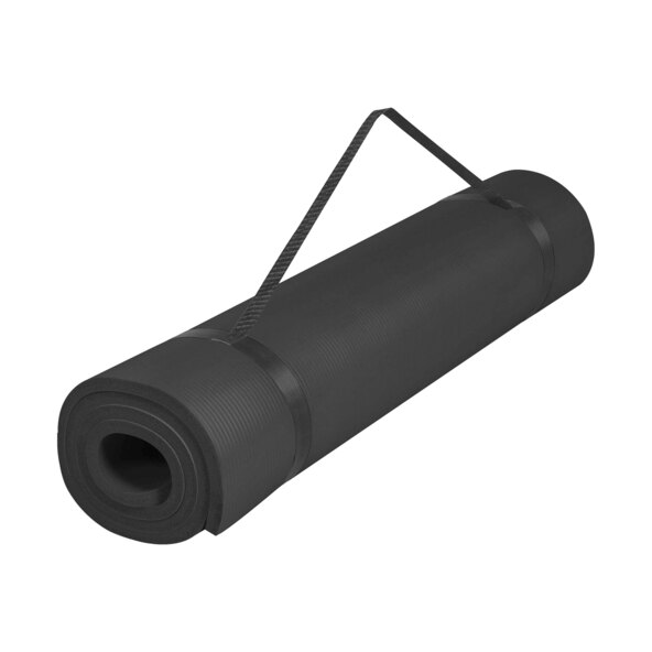 Yogamatte, schwarz