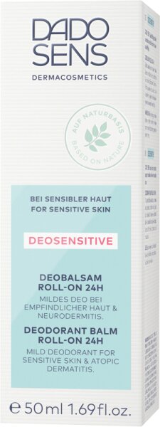 DADO SENS Spezialpflege DEOSENSITIVE Deobalsam Deodorant Roll-On