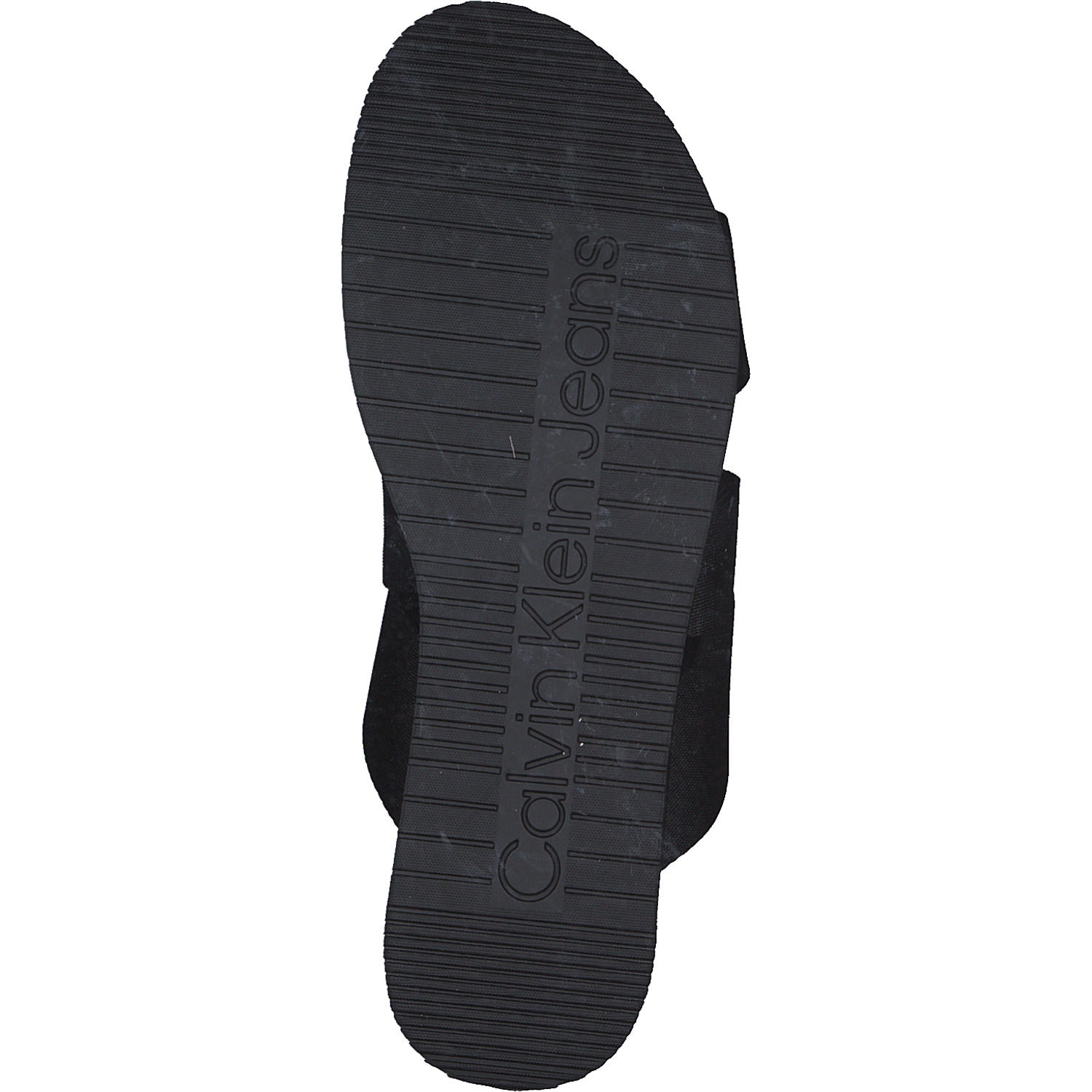 Calvin Klein YW0YW00966, Plateau-Pantoletten, Damen, BLACK