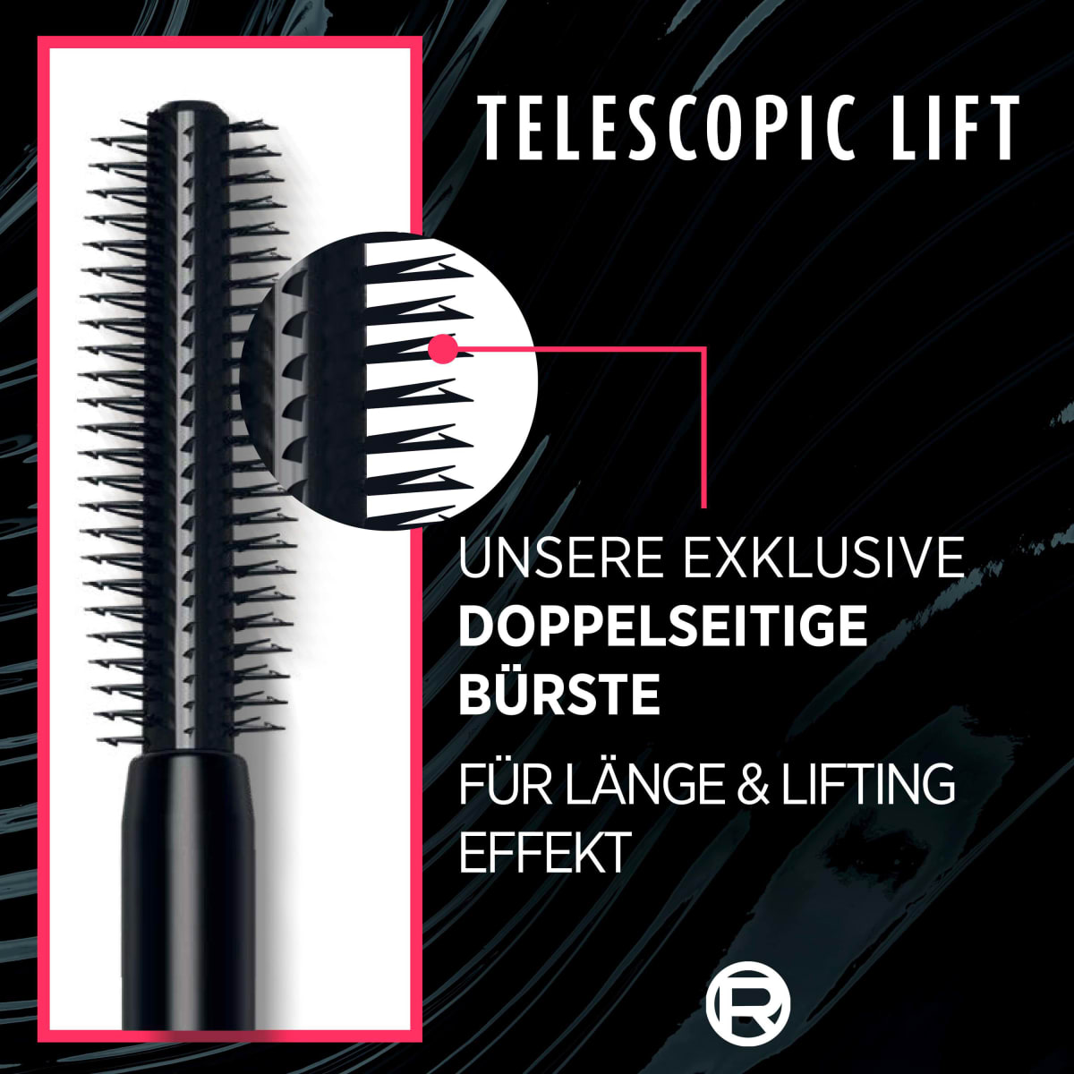 Mascara Telescopic Lift Black, 9,9 ml