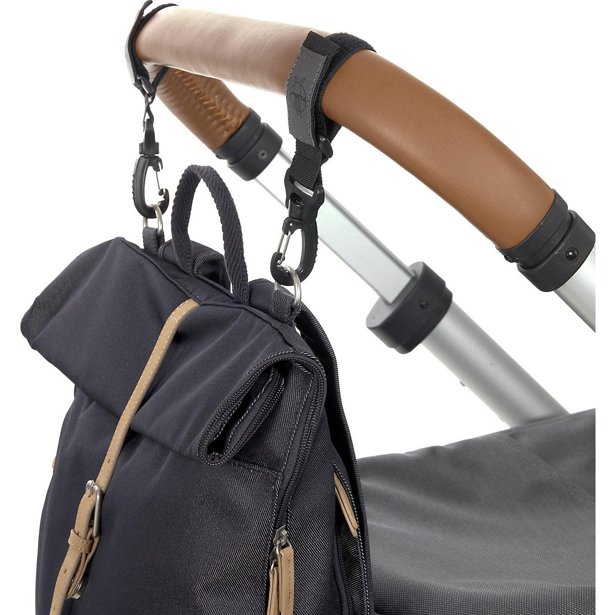Wickelrucksack Rolltop denim blue, inkl. Zubehör & Wickelunterlage
