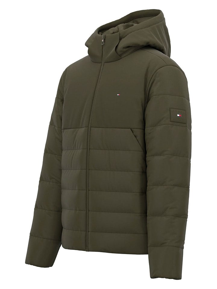 Tommy Hilfiger Steppjacke in Khaki günstig kaufen
