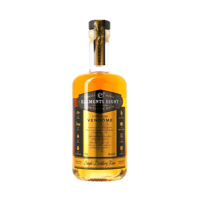 Rhum agricole Elements 8 Rhum Ambré, Gold 40°