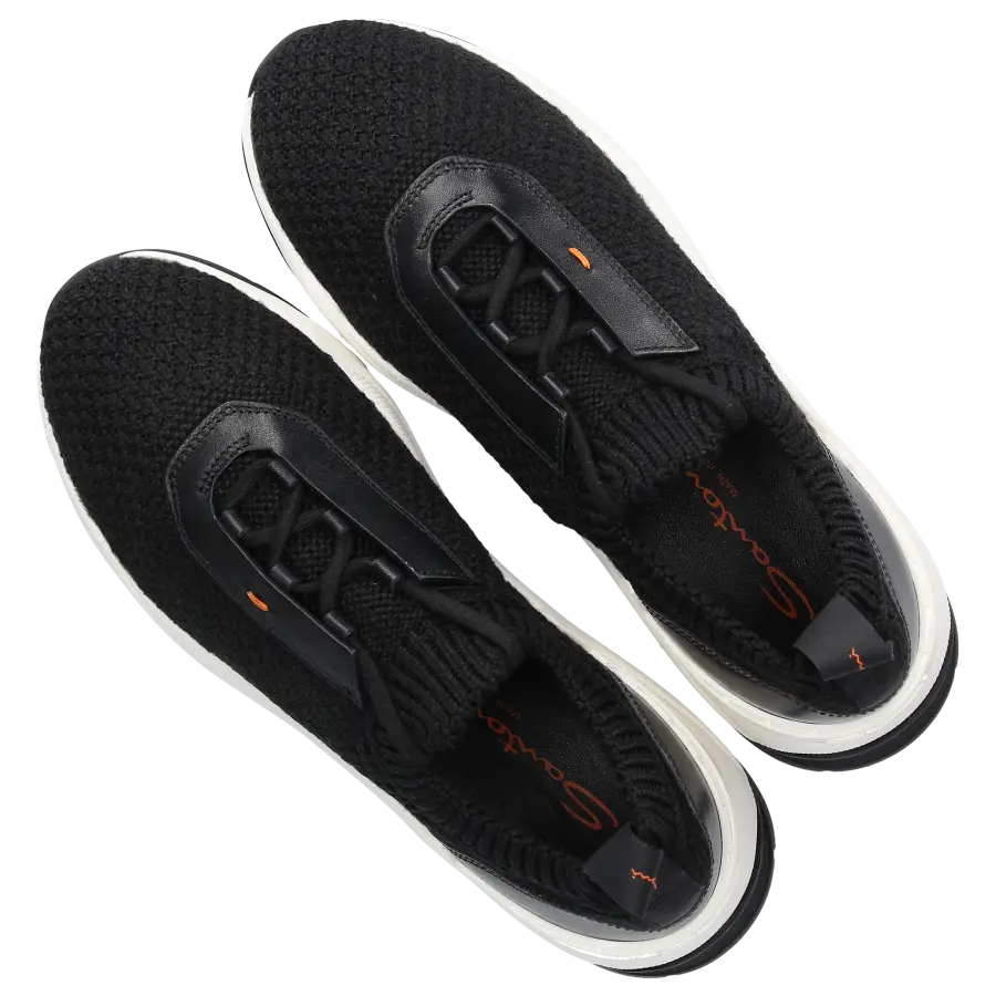 Santoni - Sneaker low LADY Textil - schwarz