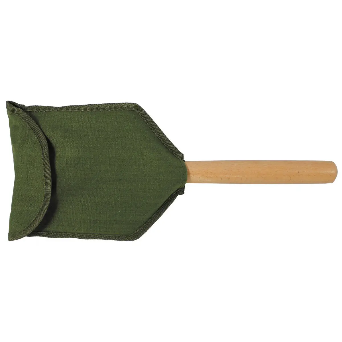 Klappspaten Deluxe mit Holzstiel