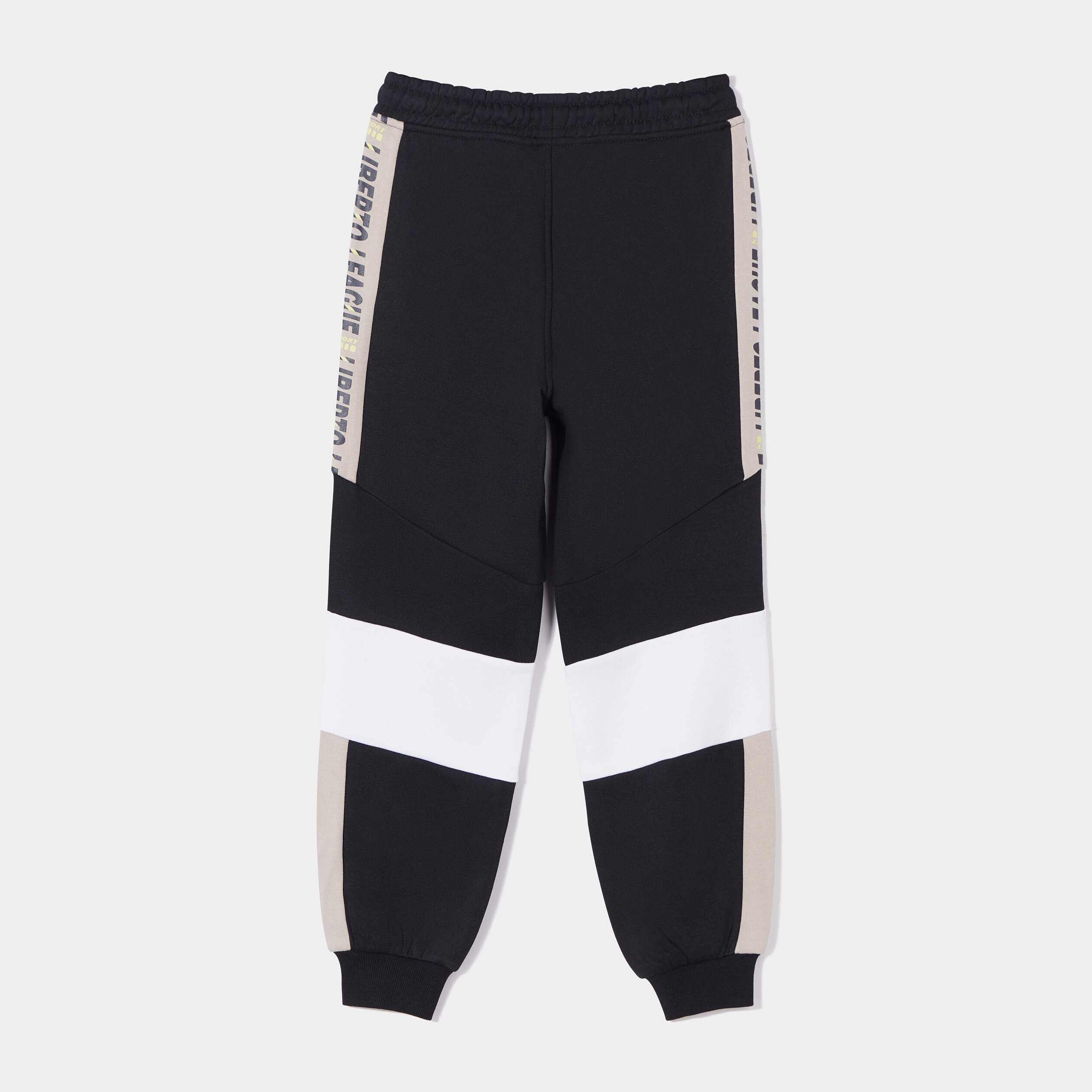 Pantalon de jogging regular Liberto noir garçon | La Halle