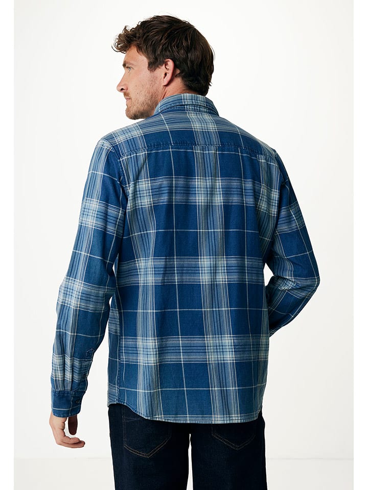 Mexx Hemd in Blau günstig kaufen