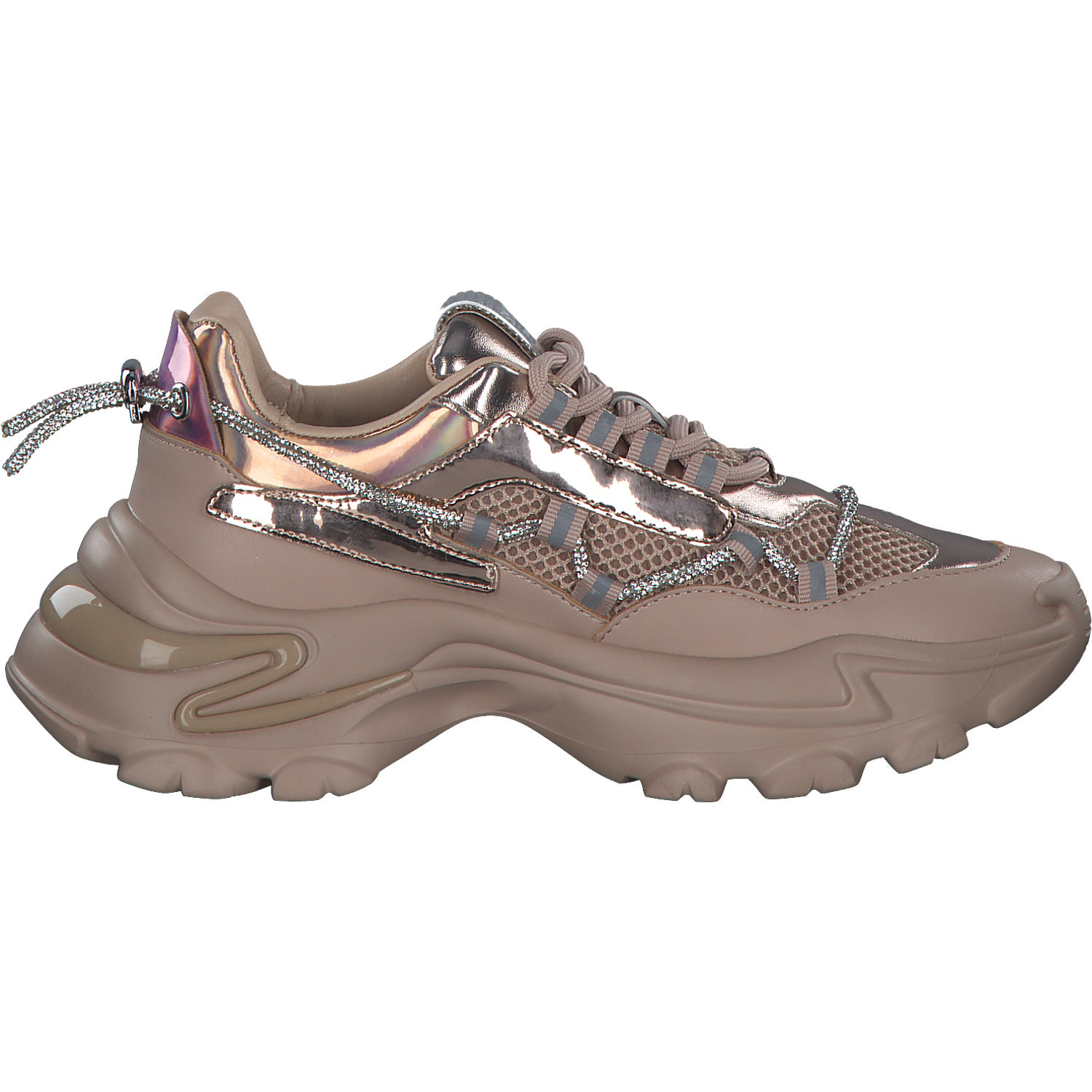 Steve Madden Miracles SM11002303, Schnürschuhe, Damen, Beige