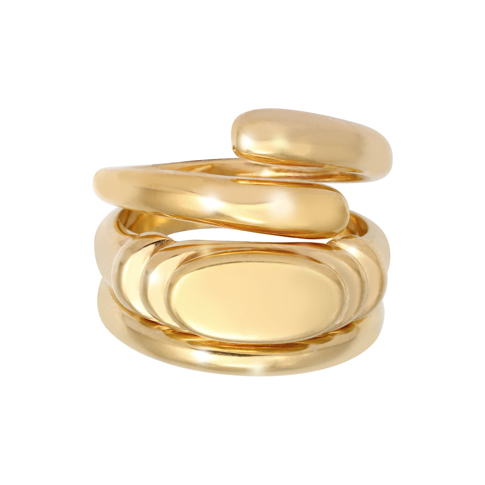 Elli PREMIUM Elli PREMIUM Bague Bague à anneau pour femme Bague de signalisation Bague envelop Bague