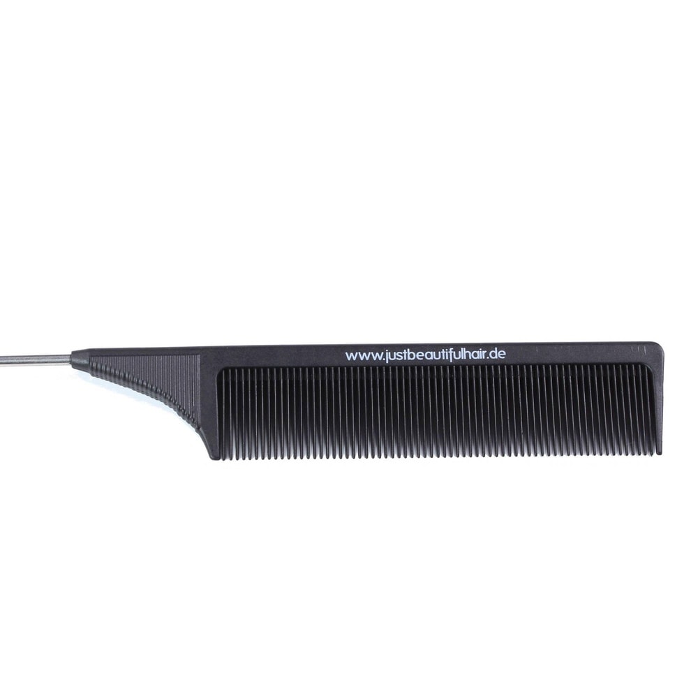 hair2heart Peigne à Aiguille queue carbone - Peigne de coiffure à section extensions