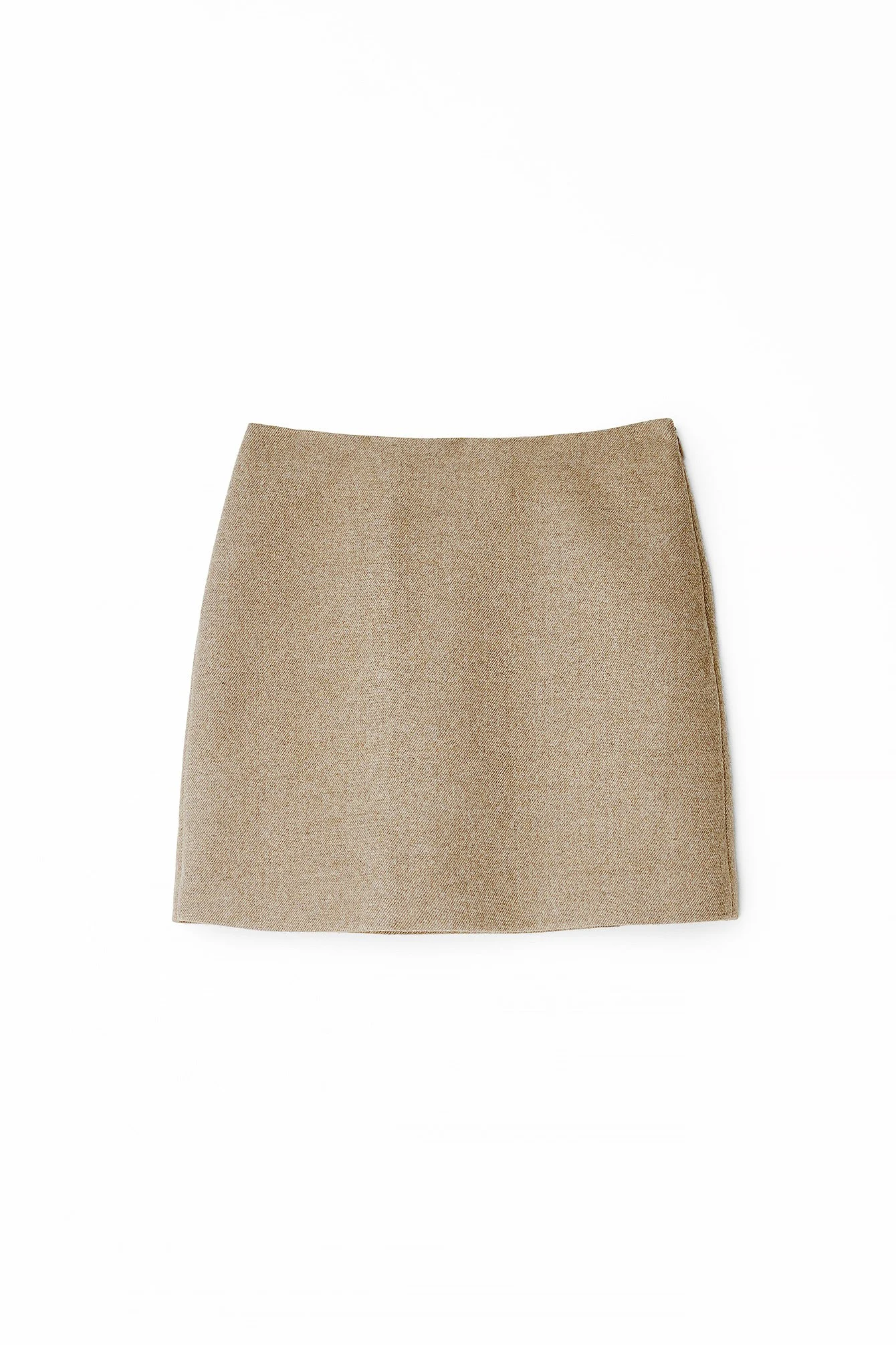 Minirock mit hoher Taille