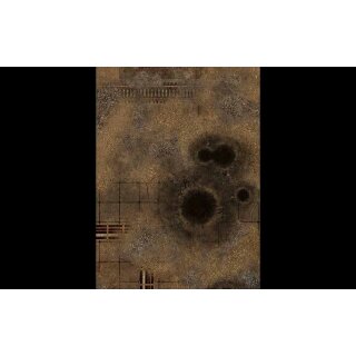 G-Mat: Double Sided Quarantine and Fallout Zone (22x30 inch)