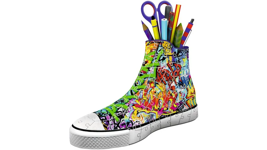 Ravensburger Puzzle - 3D Puzzles - Sneaker Graffiti Style, 108 Teile
