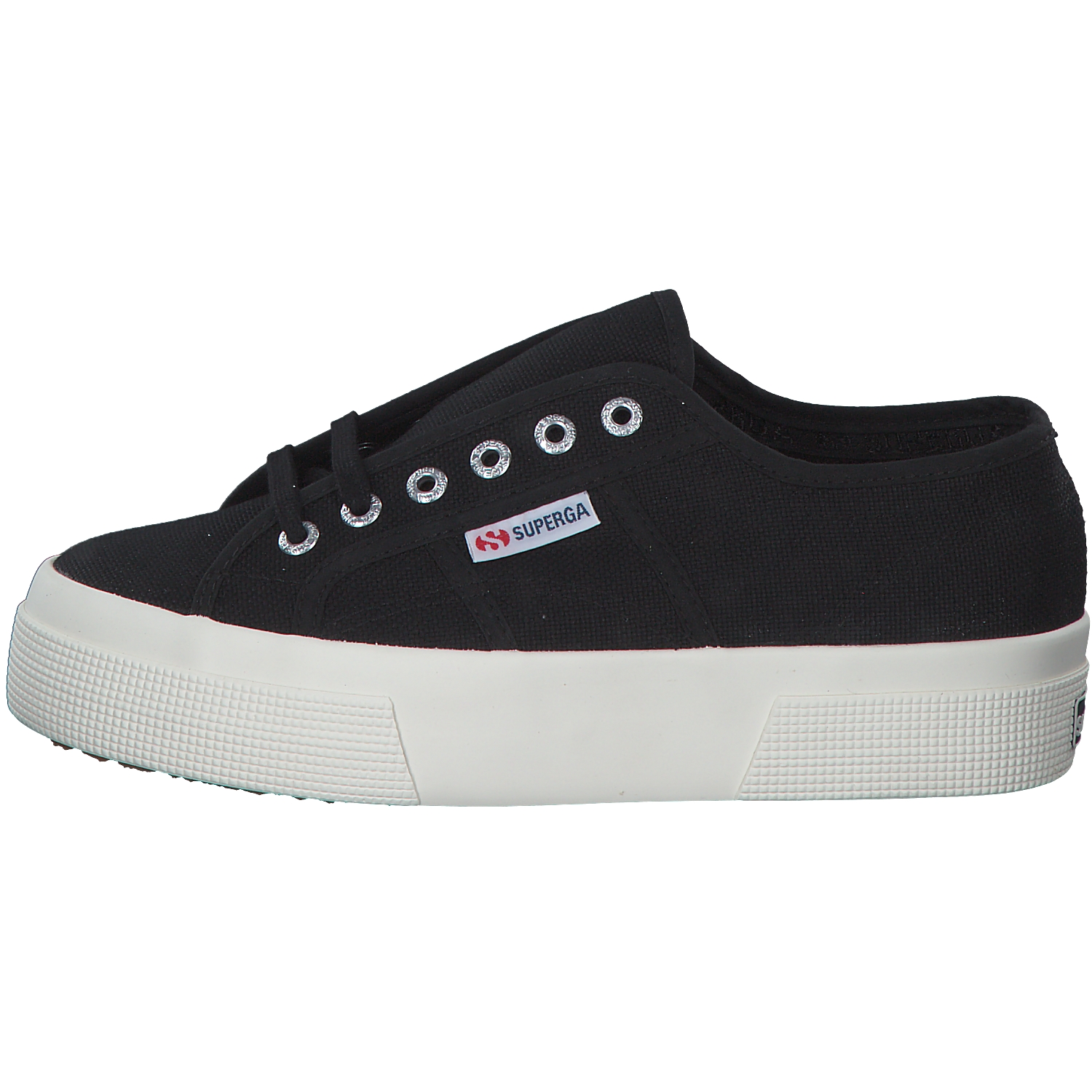 Superga 2740 Platform S21384W, Schnürschuhe, Damen, Schwarz