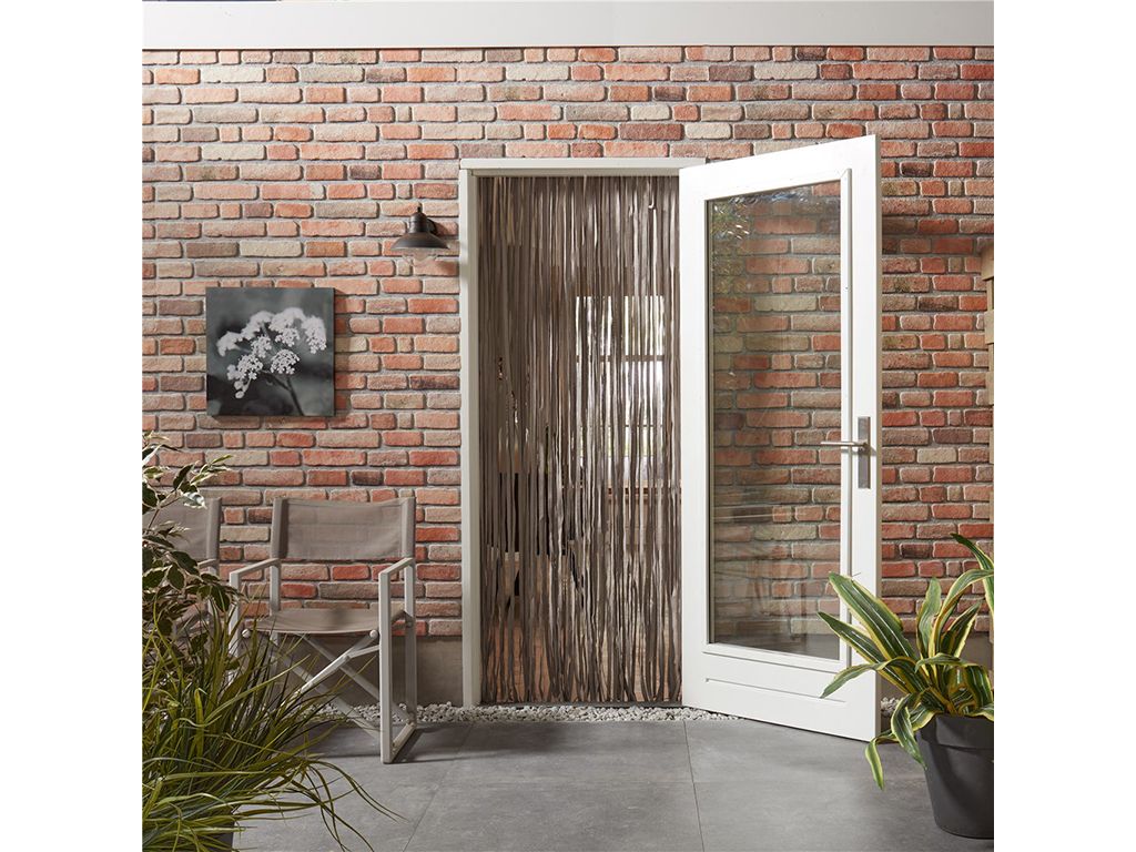 Livn Tape alu grau 100 x 230 cm Türvorhang