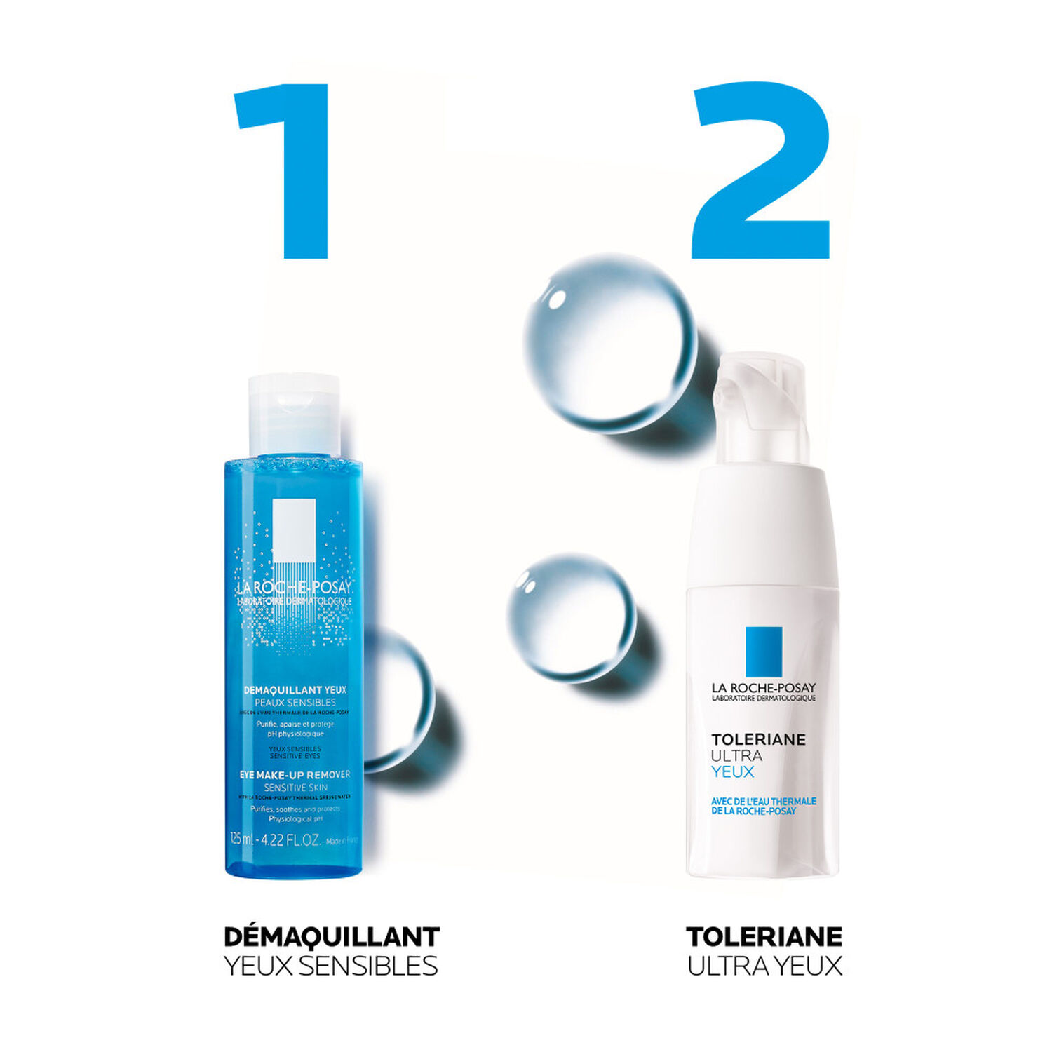 la roche-posay Démaquillant Physiologique Yeux Sensibles 125 ml
