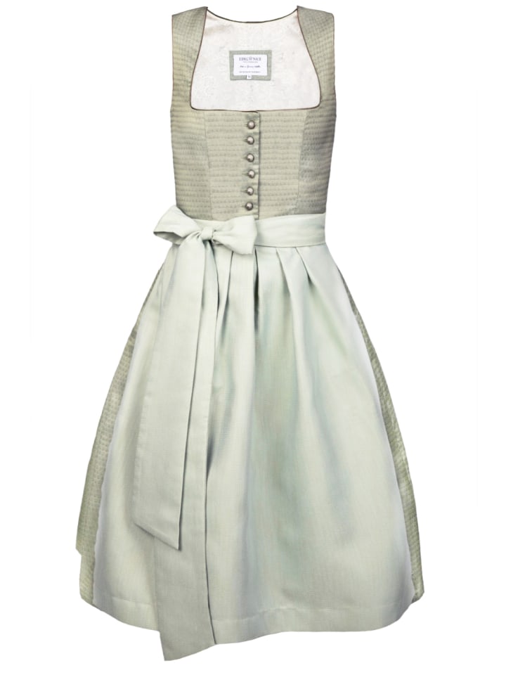 Edelnice Midi Dirndl Ina in grün günstig kaufen