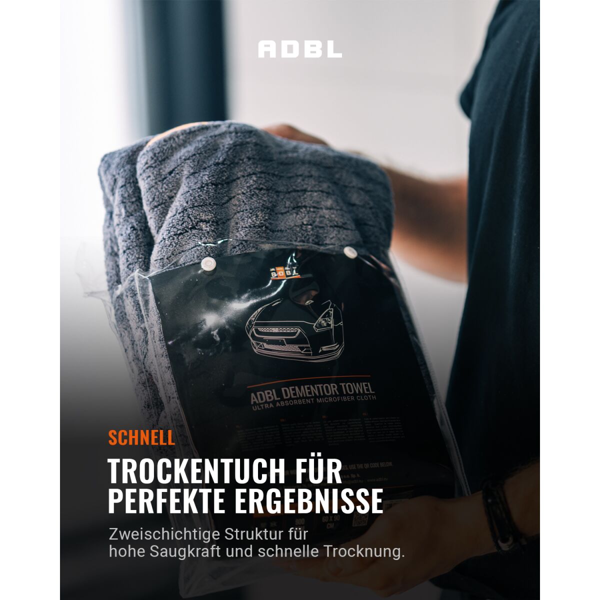 ADBL Dementor Towel Premium Trockentuch 900GSM 60×90