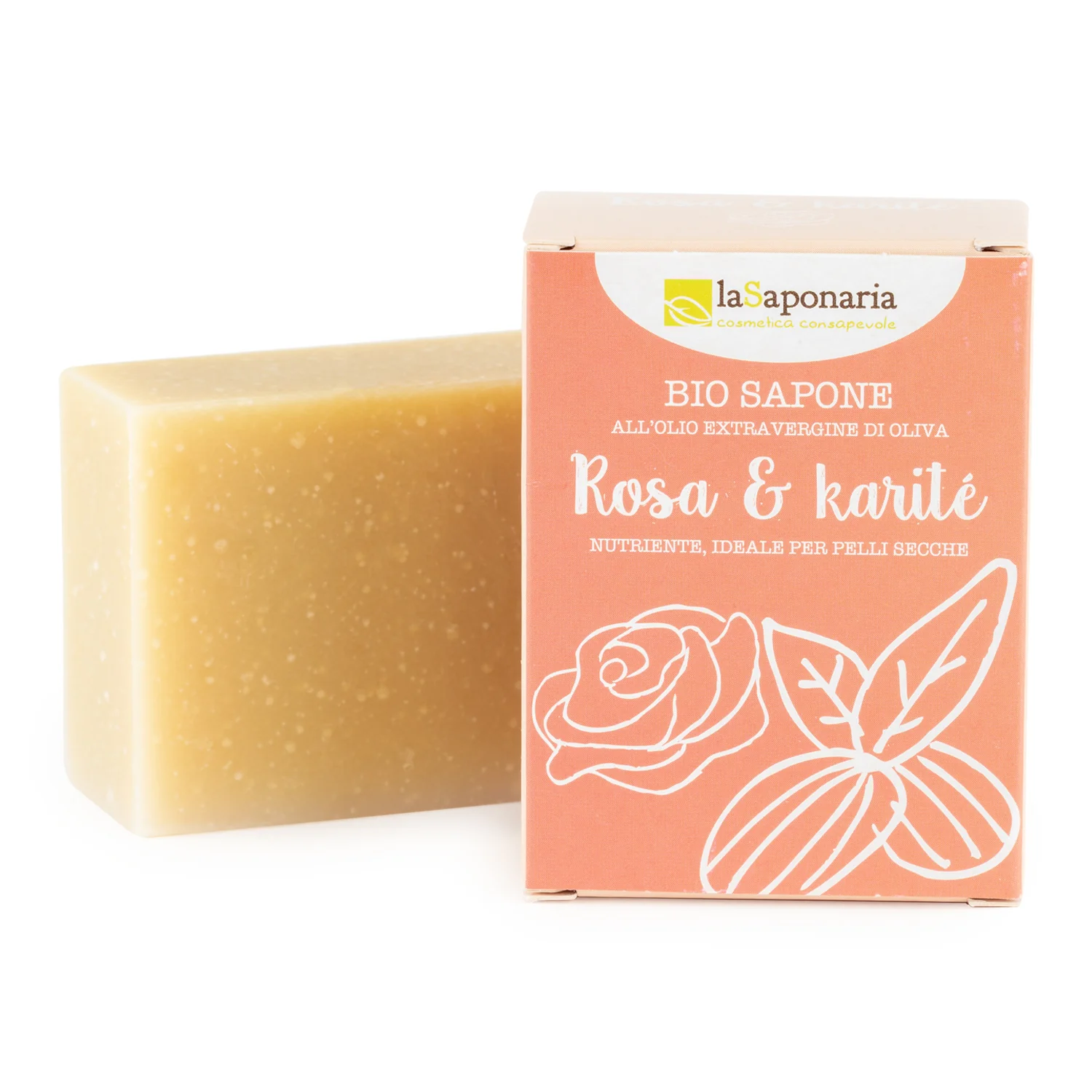Saponi Sapone solido rosa e karitè - Sapone