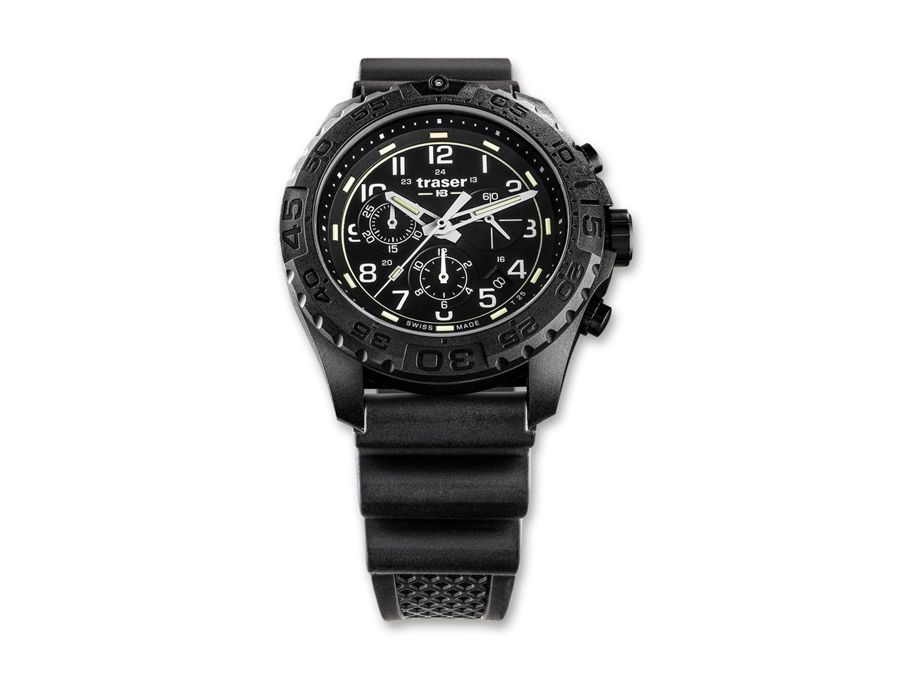 P96 OdP Evolution Chrono Black Kautschuk