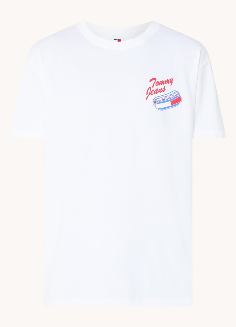 Tricou Tommy Hilfiger cu imprimeu față-verso