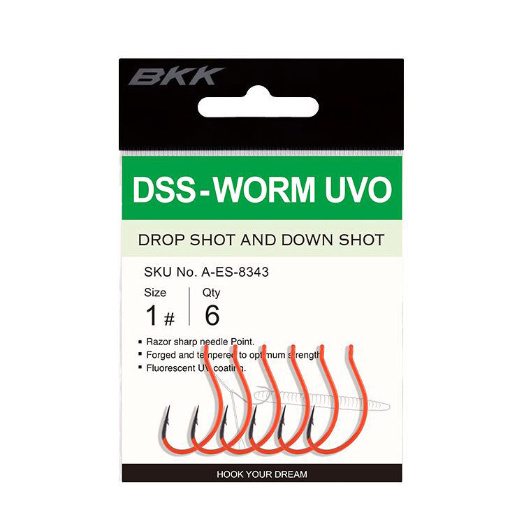 BKK DDD-Worm Uvo Single Hook